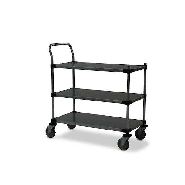 UtilityCart, SglHdl, 2-Shlf, 18x36x40